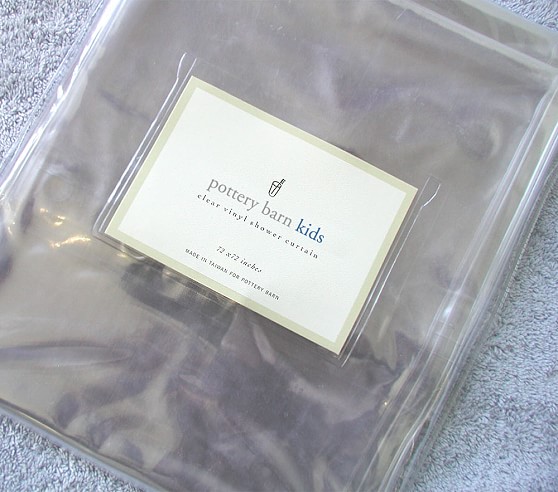 Eva Kids Shower Curtain Liner | Pottery Barn Kids