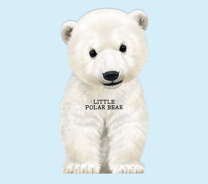 Polar Bear Shaped Board Book