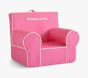 Kids Anywhere Chair&#174;, Bright Pink with White Piping Slipcover Only
