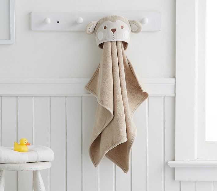 Monkey Baby Hooded Towel