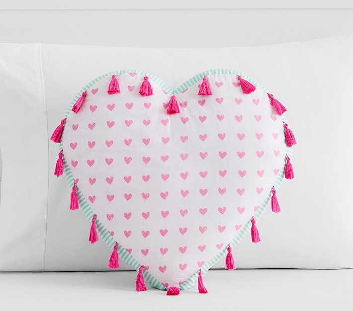 Mila Heart Shaped Pillow