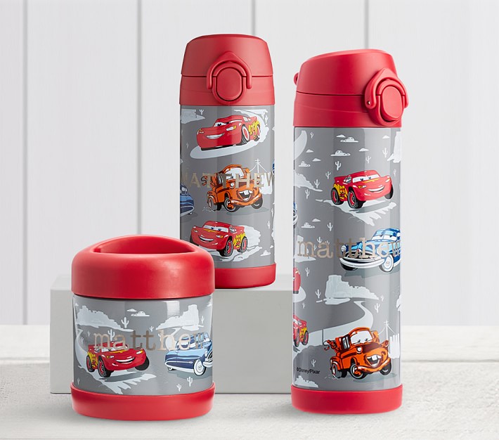 Mackenzie Gray Red Disney and Pixar <em>Cars</em> Water Bottles