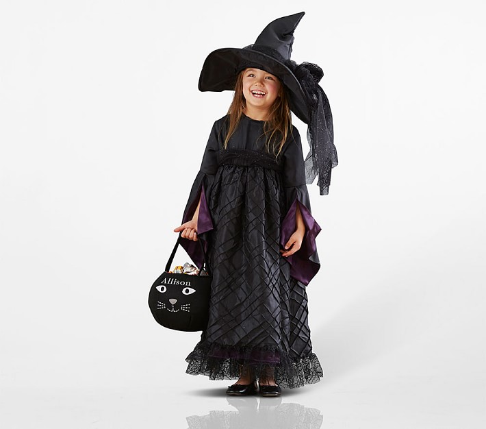 Kids Black Witch Halloween Costume