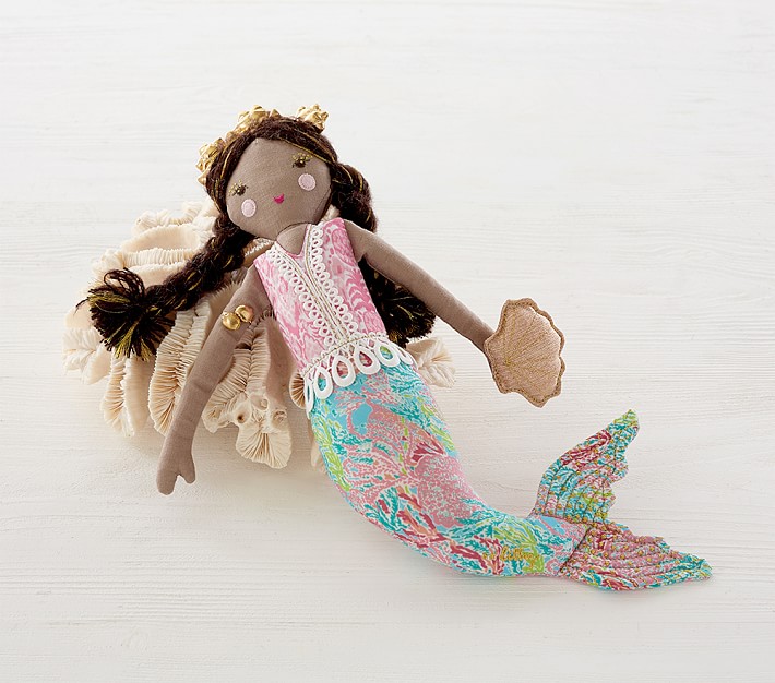 Lilly Pulitzer Mermaid Designer Doll In Let's Cha Cha
