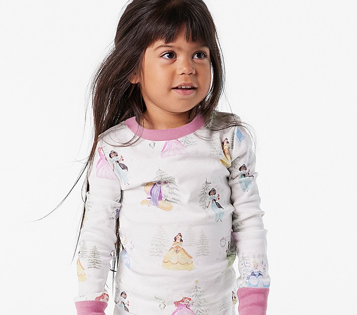 Disney Princess Holiday Organic Pajama Set