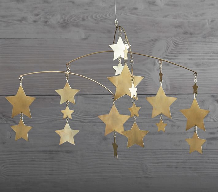 The Emily Meritt Gold Star Wall Hooks Set