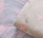 Marble Sateen Crib Fitted Sheet