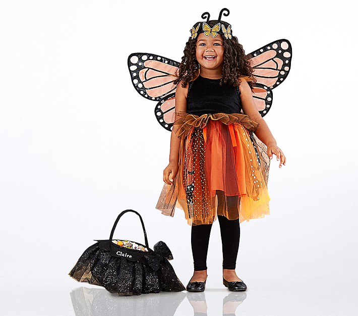 Toddler Monarch Butterfly Tutu Halloween Costume