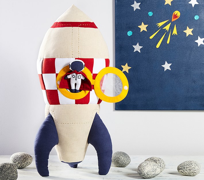 Plush Rocket Ship, Kids Stuffed Animal