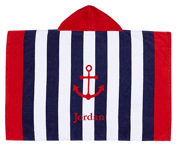 Cape Cod Anchor Baby Hooded Towel
