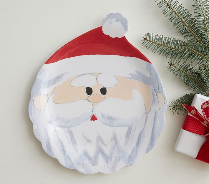 Rudolph the Red-Nosed Reindeer&#174; Santa Shaped Plate