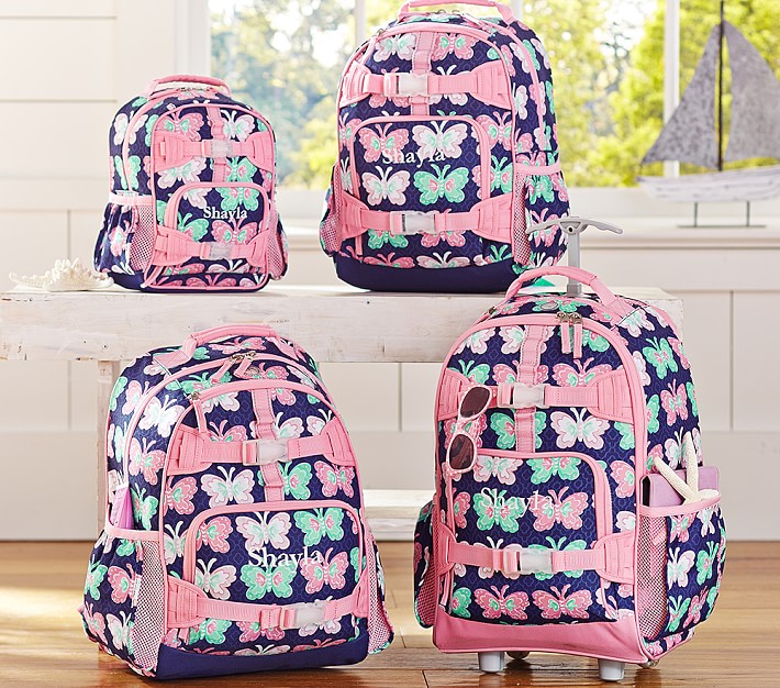 Mackenzie Navy Butterfly Backpacks