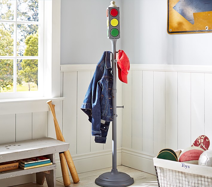 ZStyle Wall-Mounted Coat Rack, Children's Bedroom, Colourful