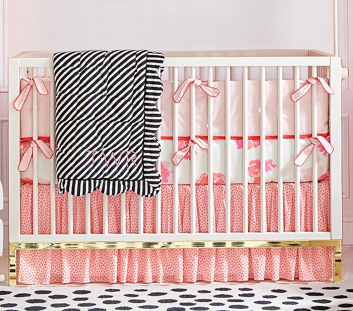 The Emily &amp; Meritt Neon Roses Baby Bedding Sets