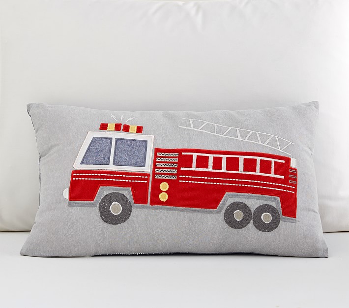Wyatt Fire Truck Pillow