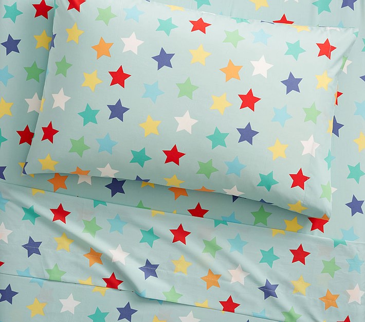 Organic Oversized Star Sheet Set &amp; Pillowcases