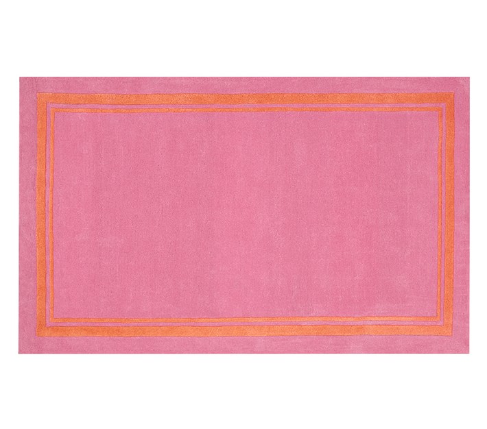 Harper Rug &#45; Bright Pink/Orange