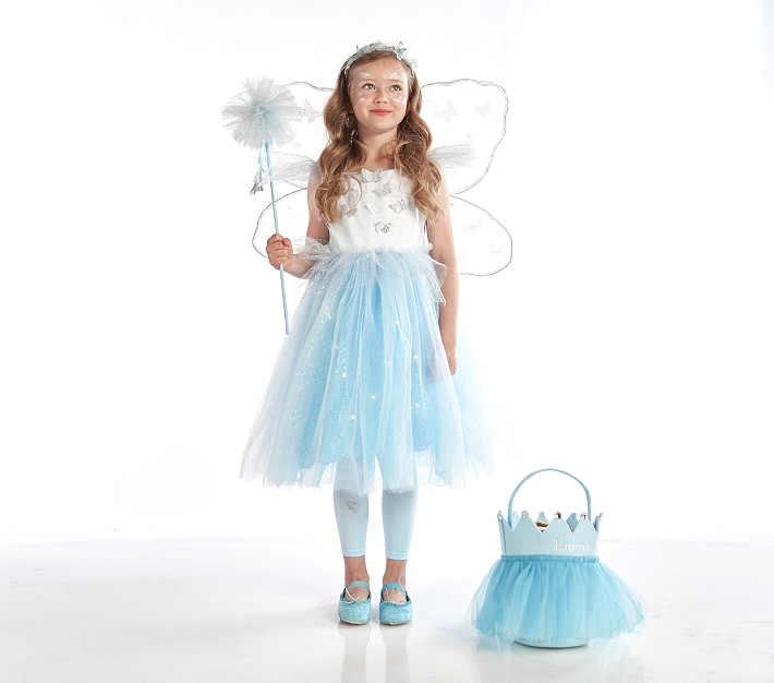 Kids Light Up Blue Butterfly Magical Fairy Halloween Costume
