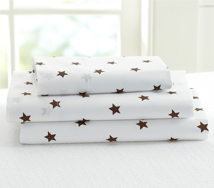 Star Toddler Sheet Set &amp; Pillowcase