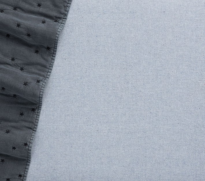 Organic Heathered Flannel Crib Fitted Sheet