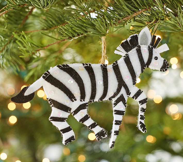 St. Jude Zebra Ornament