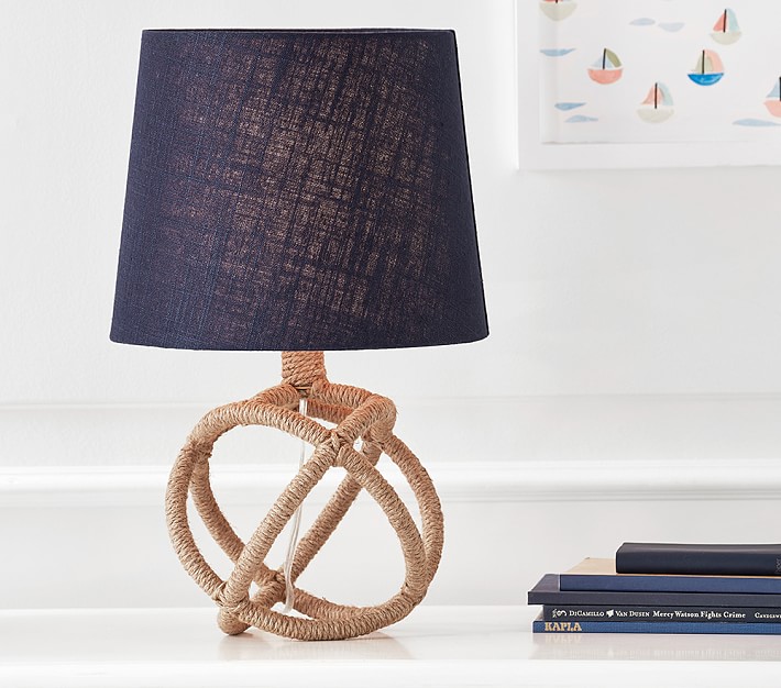 Wrapped Rope Ball Lamp