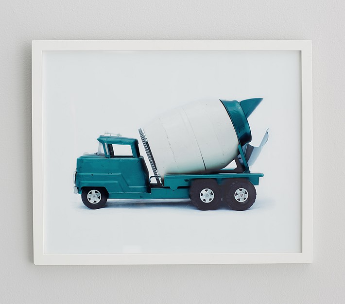 Blue Truck Framed Photography Print