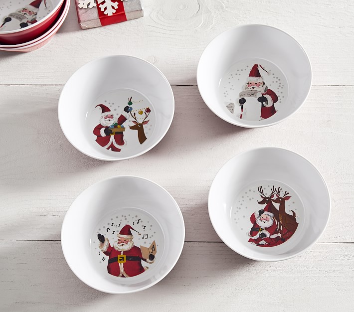 Jolly Santa Bowls