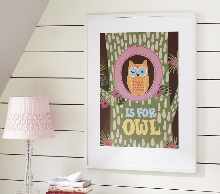 O is for Owl Framed Art