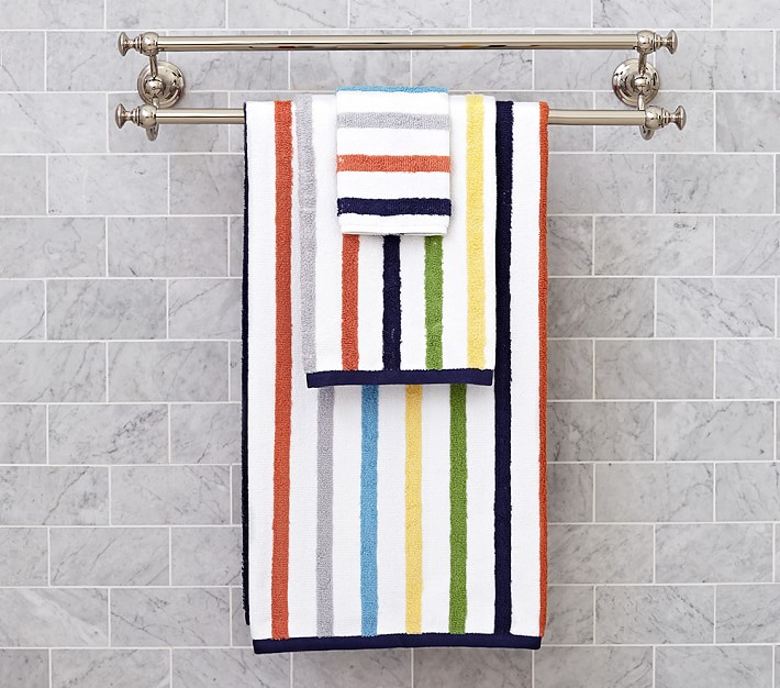 Multi Stripe Jacquard Hand Towel