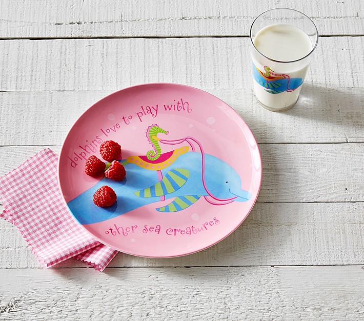 Dolphin Plate &#38; Tumbler