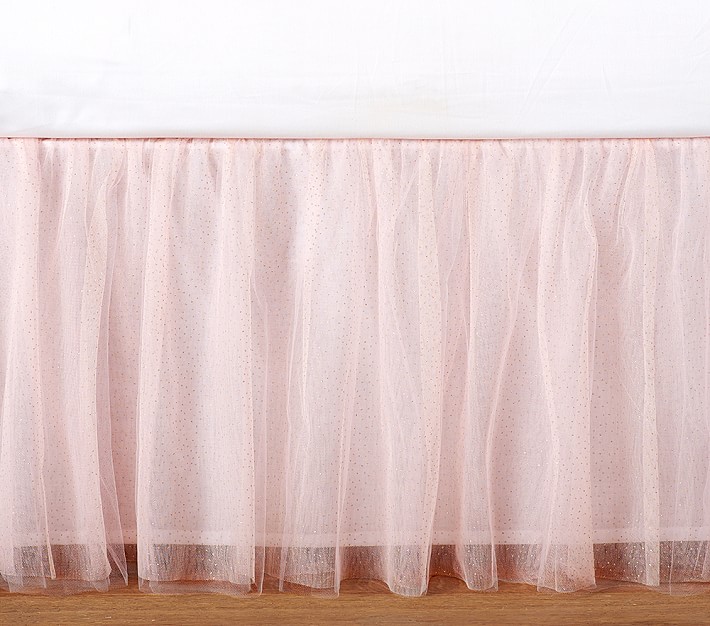 Sparkle Tulle Bed Skirt