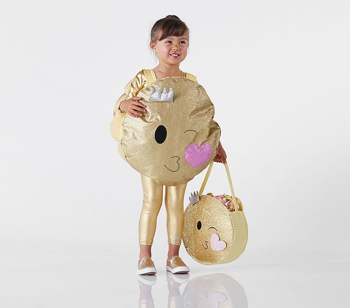 Toddler&#160;Glitter Emoji Halloween Costume