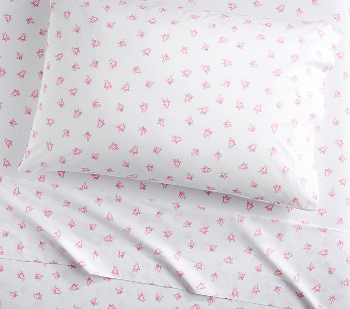 Sadie Baby Roses Sheet Set &amp; Pillowcases