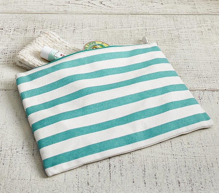 Aqua Breton Stripe Harper Wet&#47;Dry Bag