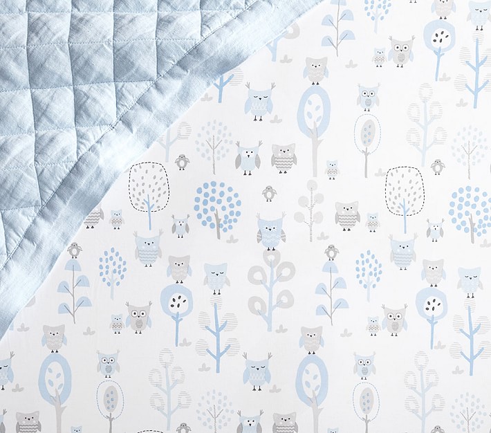 Owl Crib Fitted Sheet