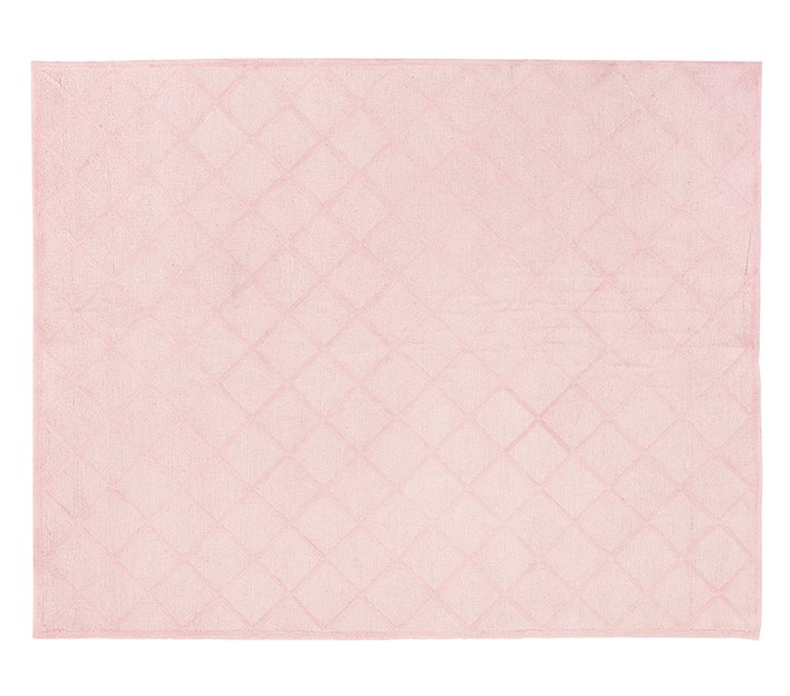 Lux Trellis Rug - Pink