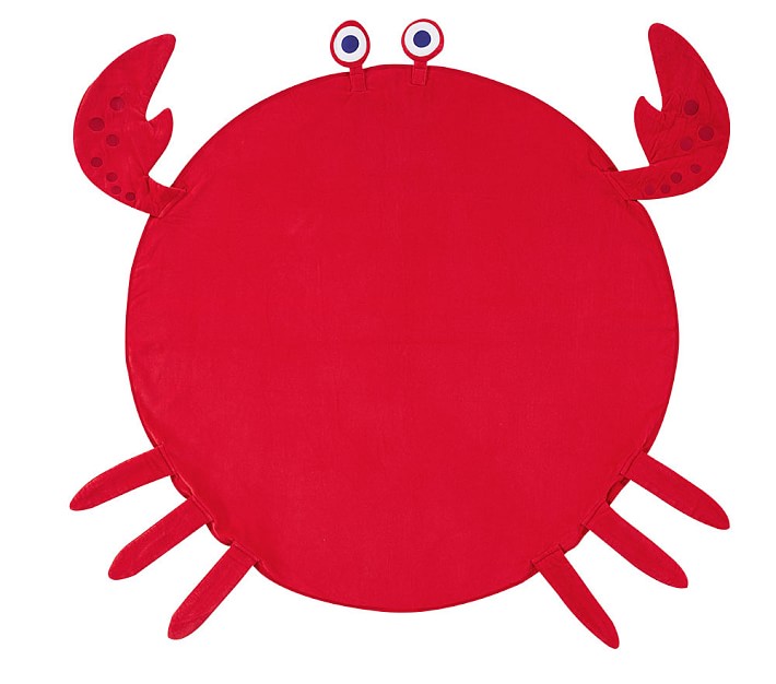 Crab Round Kid Beach Towel