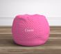 Anywhere Beanbag&#8482;, Bright Pink Pin Dot Slipcover Only
