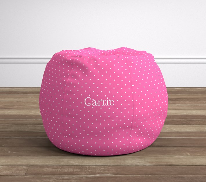 Anywhere Beanbag&#8482;, Bright Pink Pin Dot Slipcover Only