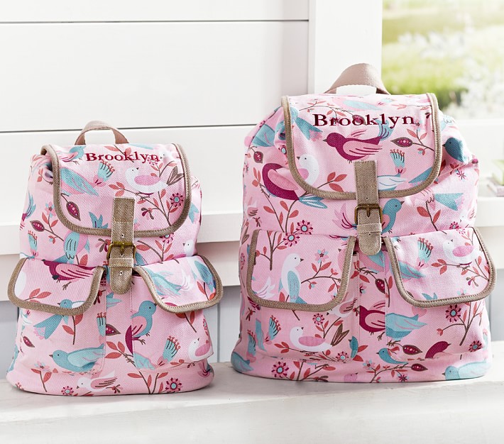 Brea Pink Bird Backpacks