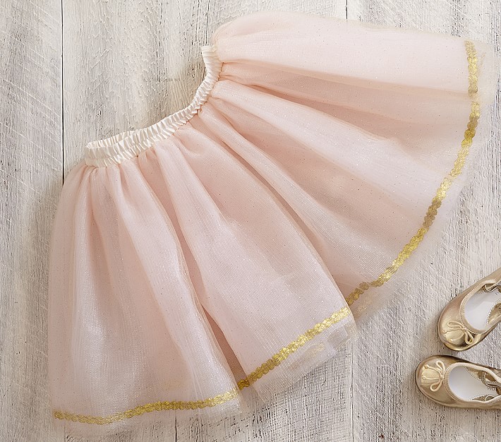 Gold&#47;Pink Tutu Skirt