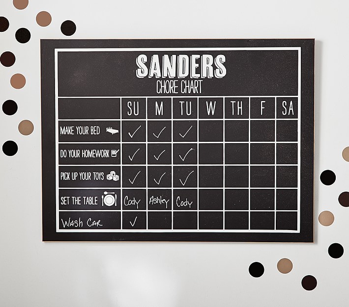 Personalized Family Chore Charts