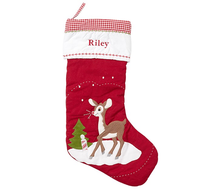 Rudolph the Red-Nosed Reindeer&#174; Quilted Stocking