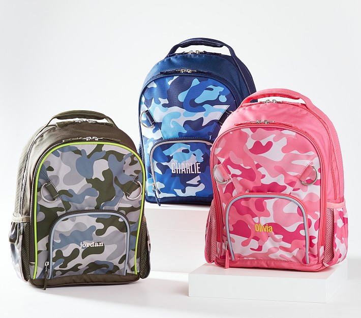 Casey Green Camo Kids' Backpack by Mark &amp; Graham