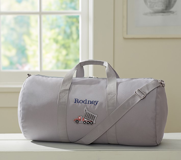 Fairfax Solid Gray Duffle Bag