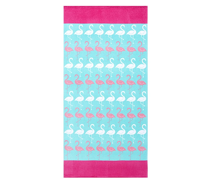 Allover Flamingo Kid Beach Towel