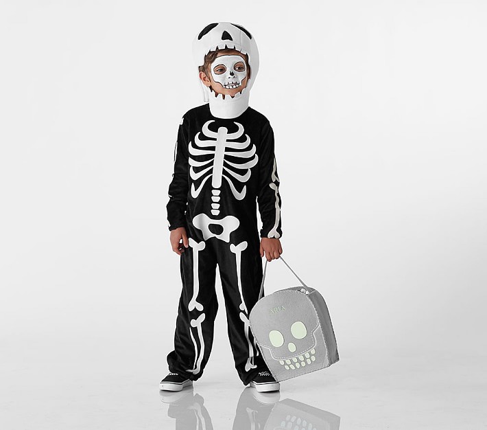 Kids Glow-in-the-Dark Skeleton Halloween Costume