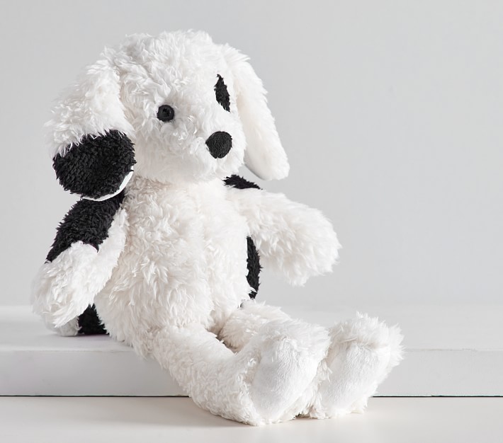 Sherpa Spotted Puppy Plush