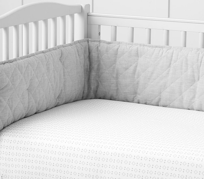 Baby Geo Sateen Crib Fitted Sheet
